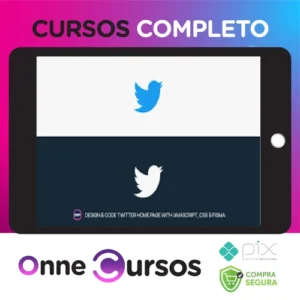 Design and Code Twitter Home Page with JavaScript, CSS & Figma - Hossein Boroji [INGLÊS]