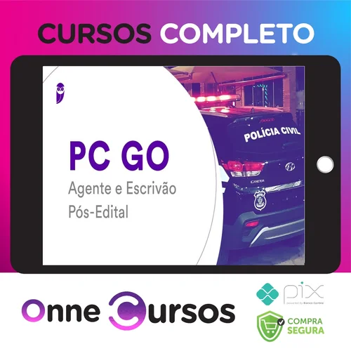 PC-GO (Agente e Escrivão) Pacote Completo - 2022 (Pós-Edital) - Estratégia Concursos