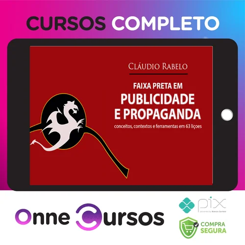 Livro Faixa Preta em Publicidade e Propaganda - Cláudio Rabelo