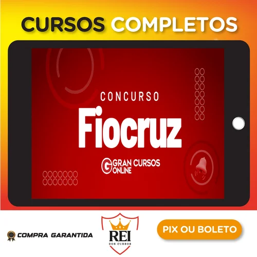 FIOCRUZ - Tecnologista em Saúde Pública - Controle Microbiológico de Produtos de Vigilância Sanitária 2023 (Pós-Edital) - Gran Cursos Online